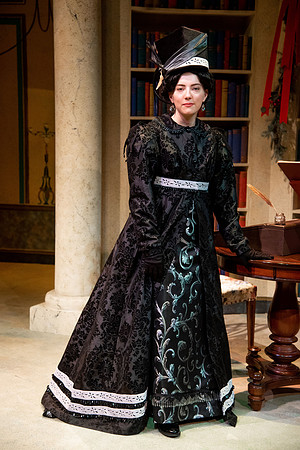 Theatre students perform in the theater production Christmas at Pemberley in the fall 2021 semester.