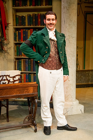 Theatre students perform in the theater production Christmas at Pemberley in the fall 2021 semester.