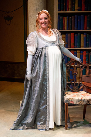 Theatre students perform in the theater production Christmas at Pemberley in the fall 2021 semester.