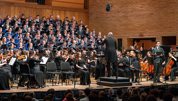 The Sacred Music Oratorio performs.