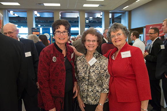 President Clark G.Gilbert meets with members of the President's Club for an evening of good food, entertainment and enlightenment.