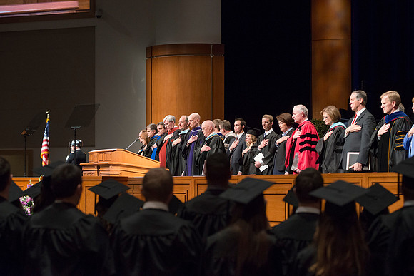 BYU-Idaho December 2013 graduation. Relief Society General President Linda K. Burton addressed the graduates.