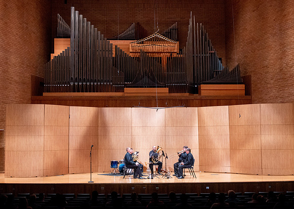 Concert of the Teton Brass Quintet held at the Barrus Concert Hall