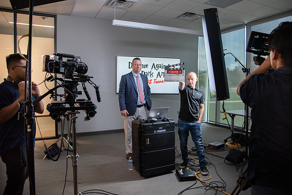 BYU-Idaho Education Week. Scott Woodward's class being recorded by A/V Productions due to COVID-19 restrictions. Spring Semester