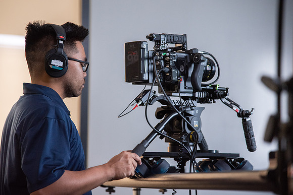 BYU-Idaho Education Week. Scott Woodward's class being recorded by A/V Productions due to COVID-19 restrictions. Spring Semester