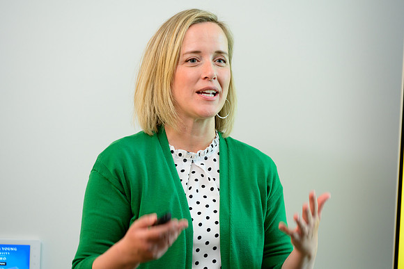 Video shoot of Kristen Smith for BYU-Idaho online Ed Week.