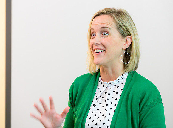 Video shoot of Kristen Smith for BYU-Idaho online Ed Week.