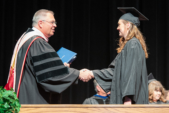 Graduates during Interdisciplinary Studies convocation.