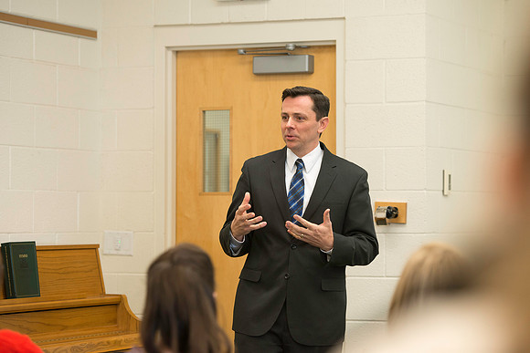 Derek Fay presented "Exploring the Student Leadership Model".