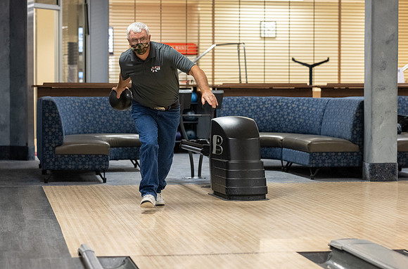 Strike Zone Bowling Supervisor, Harold Rose.