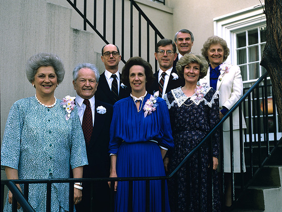 Past Presidents & Wives, 1988