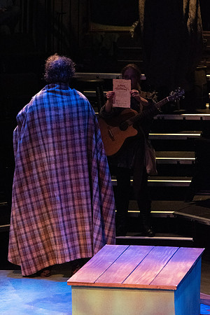 Theater department performs the play Robin Hood in the Black Box theater.