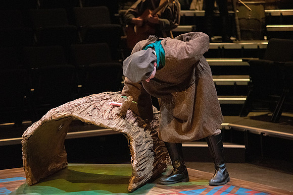 Theater department performs the play Robin Hood in the Black Box theater.
