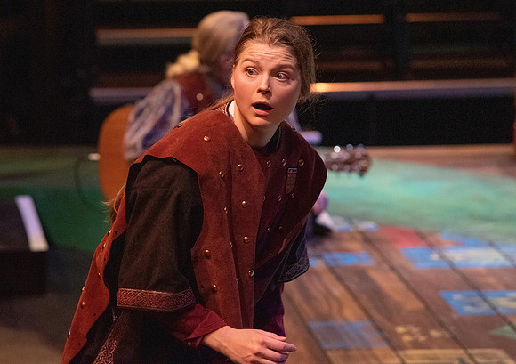 Theater department performs the play Robin Hood in the Black Box theater.