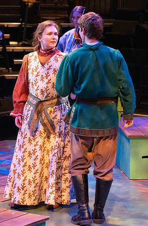 Theater department performs the play Robin Hood in the Black Box theater.