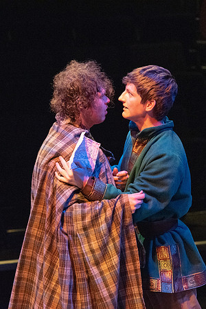 Theater department performs the play Robin Hood in the Black Box theater.