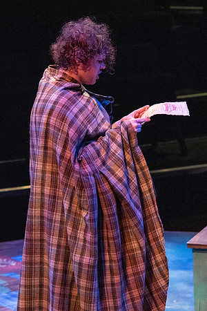 Theater department performs the play Robin Hood in the Black Box theater.