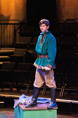 Theater department performs the play Robin Hood in the Black Box theater.