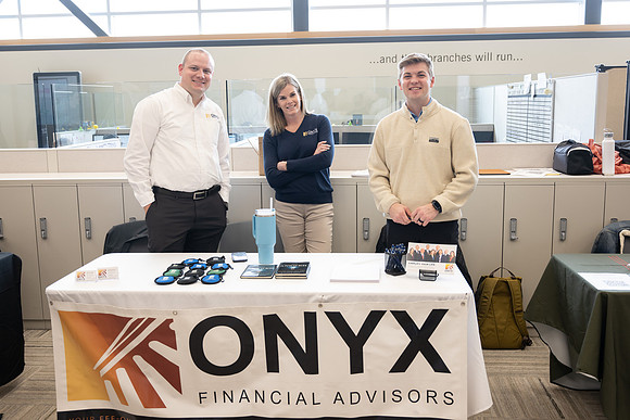 Wealth Management fair in the Career Center.