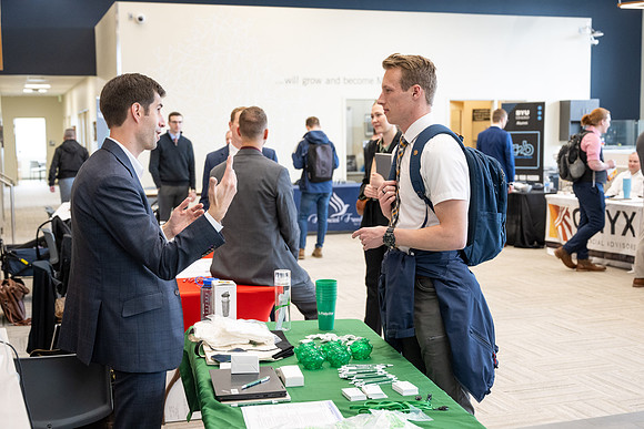 Wealth Management fair in the Career Center.