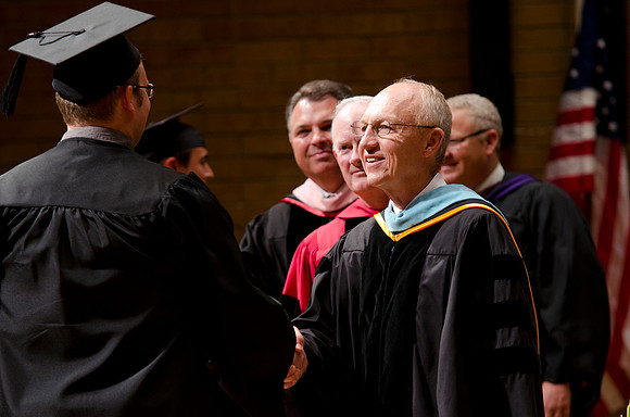 Commencement during graduation spring 2012