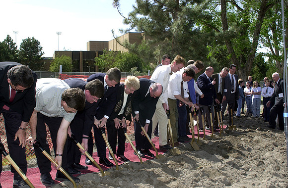 Spori Groundbreaking - May 2001