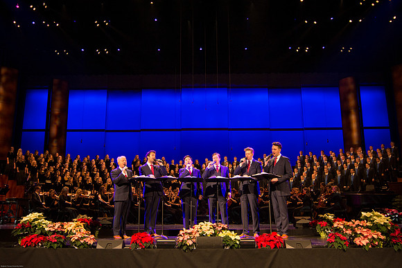 BYU-Idaho Choirs and Orchestra perform at A BYU-Idaho Christmas Concert featuring The King Singers.