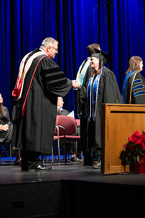 Graduates during convocation for the College of Academic Success & Interdisciplinary Studies. Speakers: Kevin Brower, Jenna Kate Wilson, Tyler Christensen