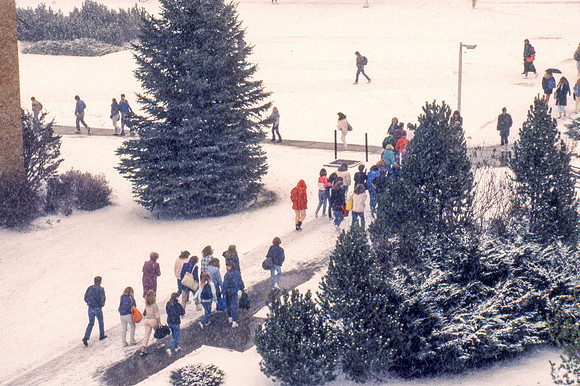 Ricks College Campus. January 1988.