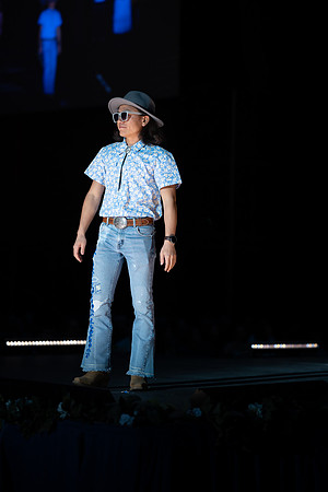 Students show off their fashion designs at the fashion show