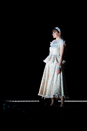 Students show off their fashion designs at the fashion show