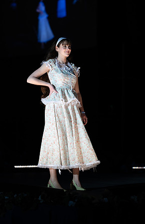 Students show off their fashion designs at the fashion show