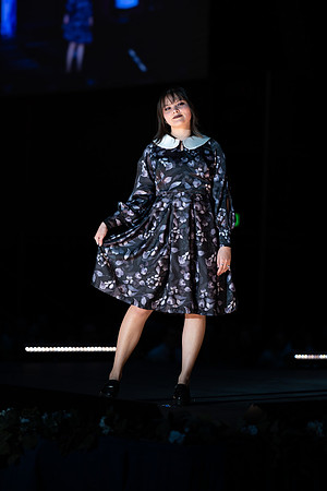 Students show off their fashion designs at the fashion show