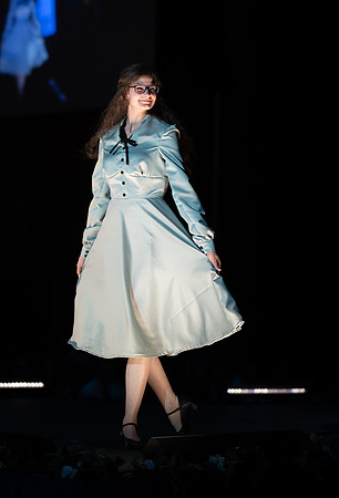 Students show off their fashion designs at the fashion show