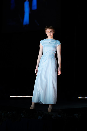 Students show off their fashion designs at the fashion show