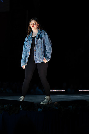 Students show off their fashion designs at the fashion show