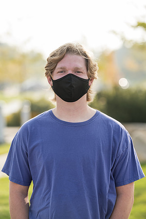 Students stay safe wearing masks and social distancing during the first day of school.
