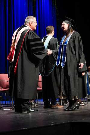 Graduates during convocation for the College of Academic Success & Interdisciplinary Studies. Speakers: Kevin Brower, Jenna Kate Wilson, Tyler Christensen
