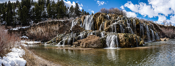 Panoramic of the falls