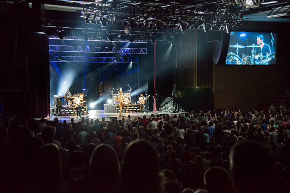 Songwriter and Singer, Mat Kearney, performs at BYU-Idaho.
