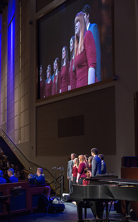 Vocal Union performs a musical number.