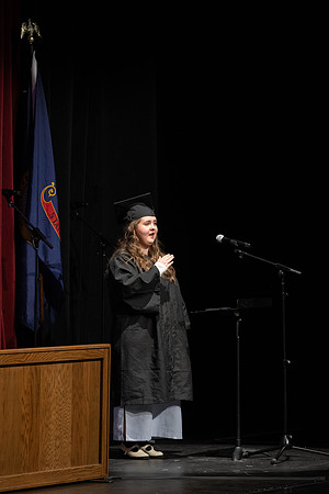 Students graduate from the College of Physical Sciences & Engineering, in the Hart Building.