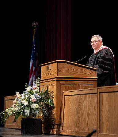 BYU- Idaho students participate in graduation