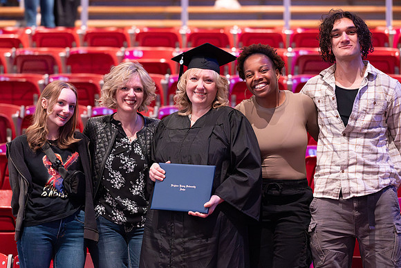 BYU- Idaho students participate in graduation