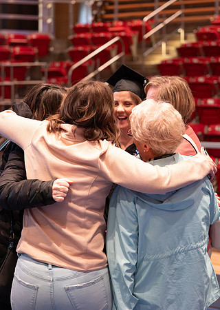 BYU- Idaho students participate in graduation