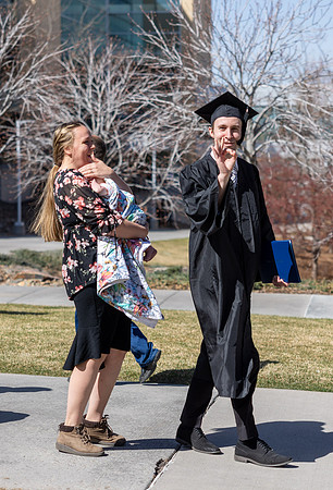 BYU- Idaho students participate in graduation