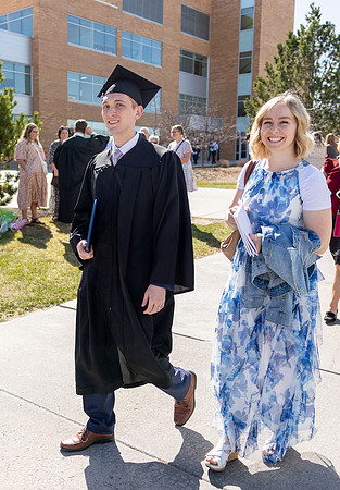 BYU- Idaho students participate in graduation