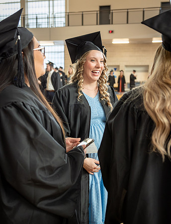 BYU- Idaho students participate in graduation