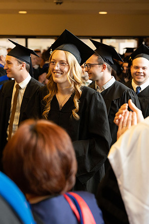 BYU- Idaho students participate in graduation