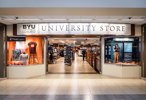 Photos of the interior of the Bookstore.